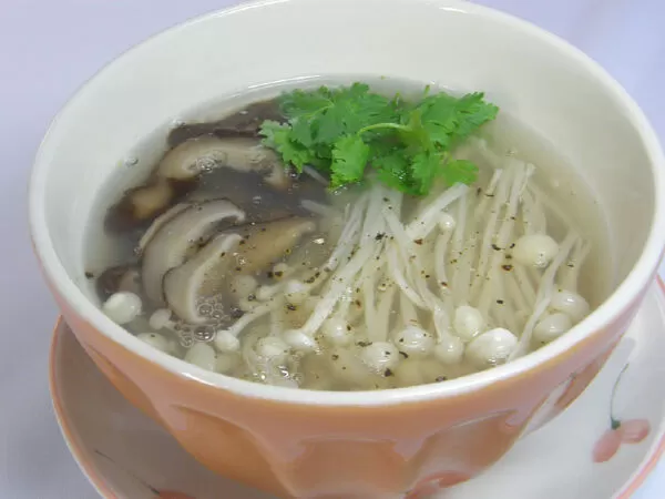 Súp mai tuyết bào ngư chay