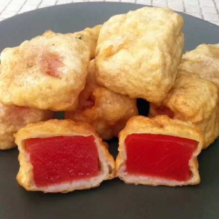 Dưa hấu chiên giòn