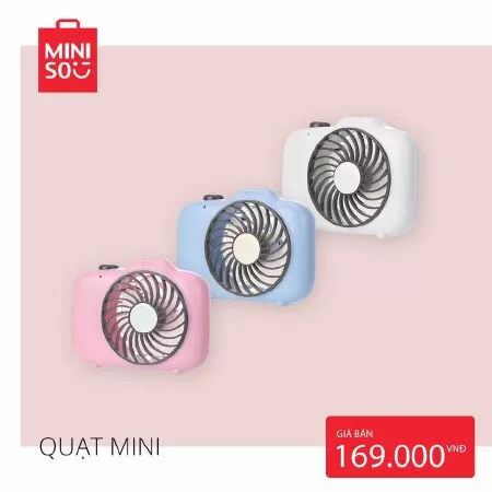 Miniso Việt Nam- Địa chỉ bán quạt mini tại TPHCM