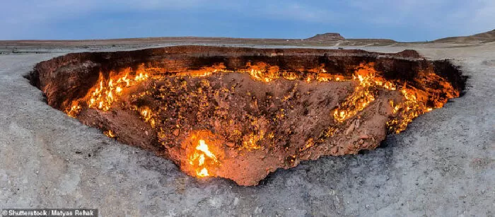Hố Darvaza, Turkmenistan