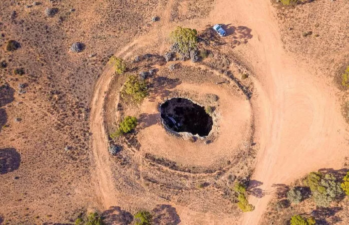 Hố sâu ở đồng bằng Tây Australia