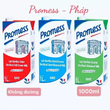 Sữa tươi tiệt trùng Promess