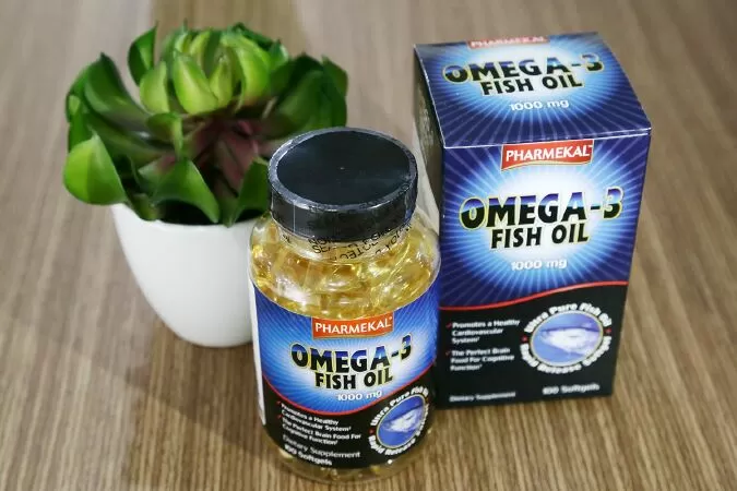 Viên uống dầu cá Pharmekal Omega 3 Fish Oil 1000mg