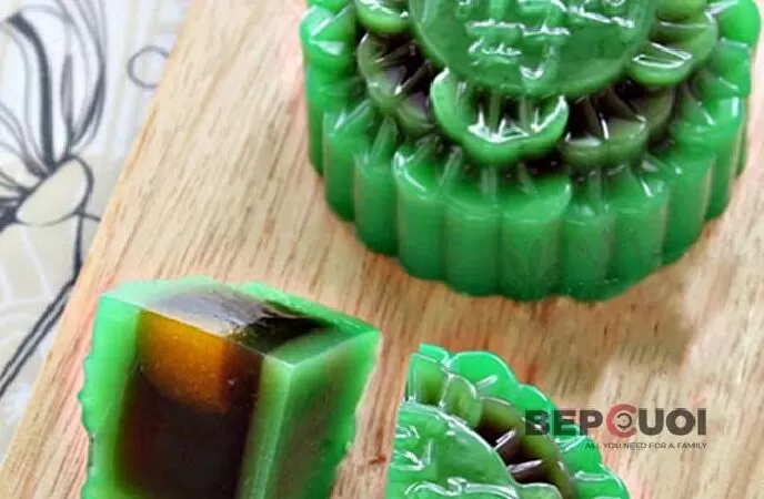 Bánh trung thu rau câu nhân bí đỏ