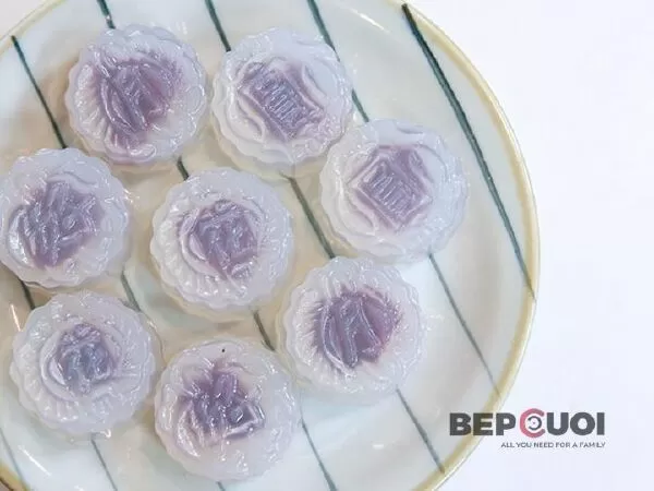 Bánh trung thu rau câu nhân đậu đỏ