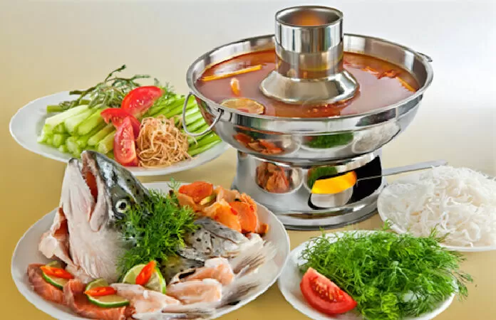 Lẩu cá tầm măng chua