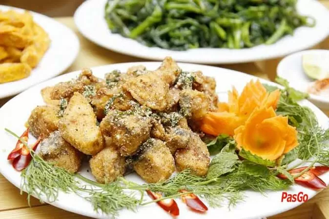 Cá tầm rang muối