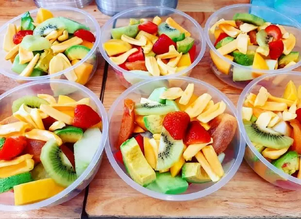 Trái cây tô, hoa quả dầm