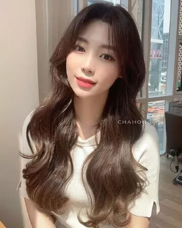 Tóc dài xoăn sóng lọn to