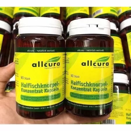 Sụn vi cá mập Allcura Haifischknorpel Konzentrat Kapseln