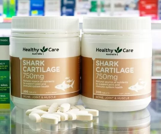 Sụn vi cá mập Shark Cartilage Healthy Care 750mg