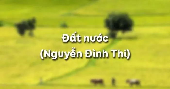 Đất nước - SGK Ngữ văn lớp 12 tập 1