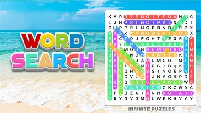 Infinite Word Search Puzzles
