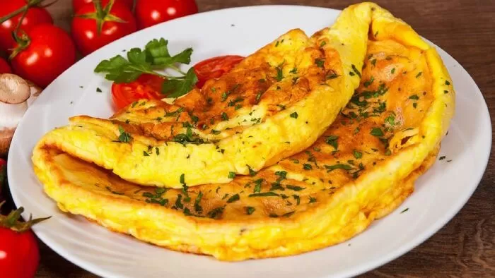 Trứng chiên pate