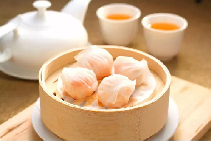 Há cảo hấp nhân tôm thịt