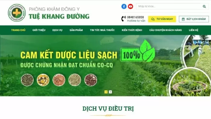 Phòng khám đông y Tuệ Khang Đường