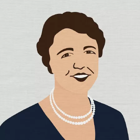 Eleanor Roosevelt (11/10/1884 – 7/11/1962)