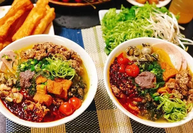 Bún ốc hương vị miền Nam