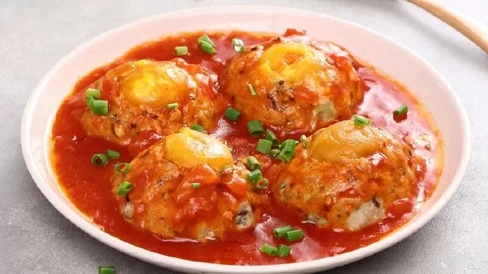 Chả mực sốt cà chua