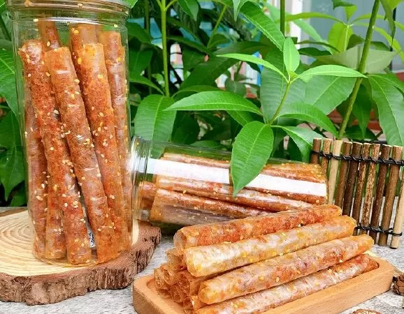 Bánh tráng cuộn ruốc Tây Ninh