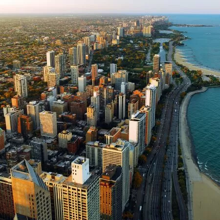 Đường tầng ven bờ hồ, Chicago