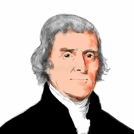 Thomas Jefferson (13/04/1743 - 04/07/1826)