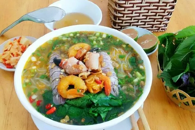 Bún cù kỳ Hường Béo