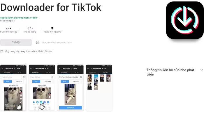 Downloader for TikTok