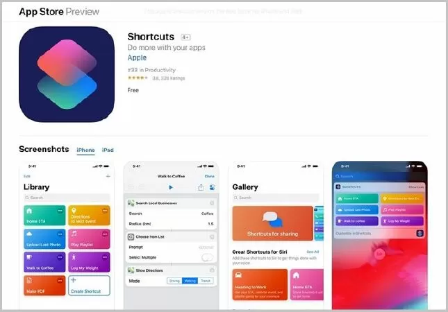 Shortcuts