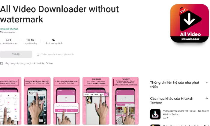 All Video Downloader without Watermark