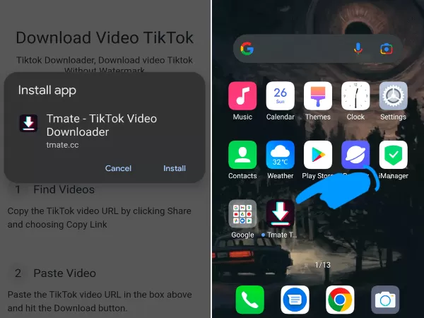 Video Downloader for TikTok no Watermark – Tmate