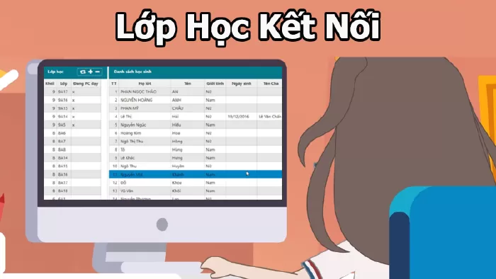Lớp học kết nối Lophoc.hcm.edu.vn