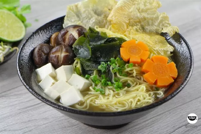Mỳ nấm chay