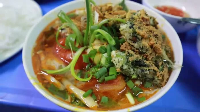 Bún chả cá chay