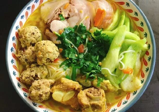 Bún dọc mùng chay