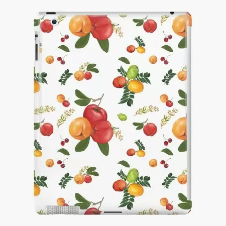 Ốp lưng iPad họa tiết trái sơ ri