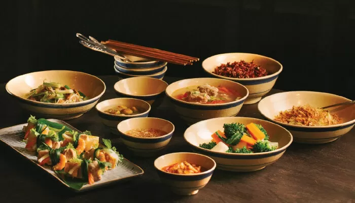 Thưởng thức mâm cơm của người Hà Nội ở Tầm Vị