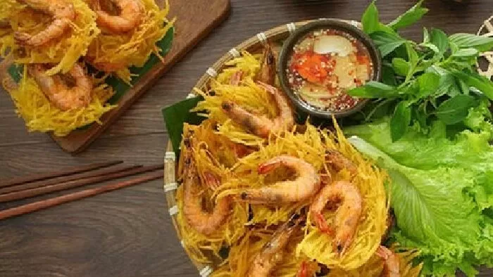 Bánh gối, bánh tôm, há cảo Hân Hân