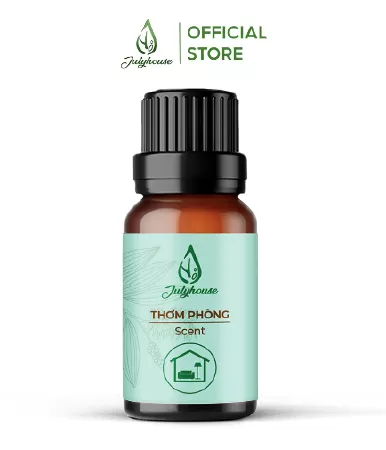 Tinh dầu thơm phòng Julyhouse 10ml (kết hợp tinh dầu sả chanh, Bạc hà, Sả Java, Cam ngọt)