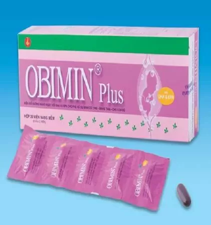 Viên uống bổ sung vitamin cho bà bầu Obimin Plus