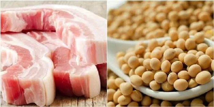 Đậu tương và thịt lợn