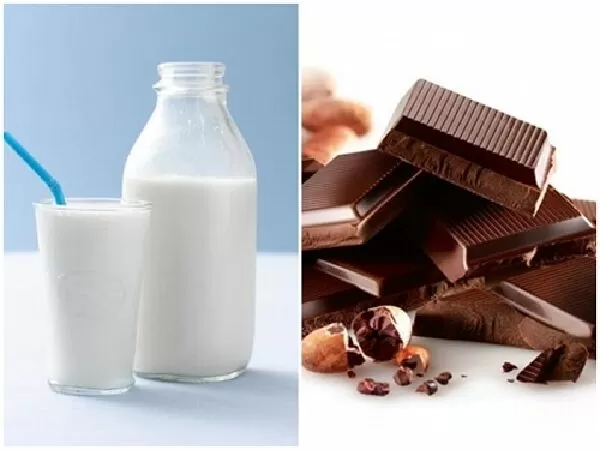 Sữa và chocolate