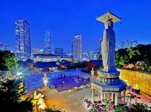 Chùa Bongeunsa - điểm tham quan nổi tiếng ở Seoul