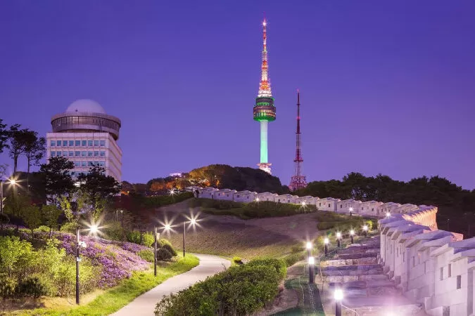 Công viên Namsan - điểm tham quan nổi tiếng ở Seoul