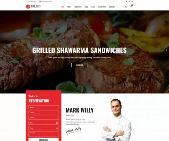 Red Chili (HTML5 Template)
