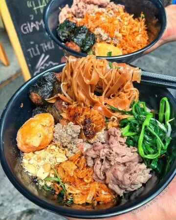 Bánh đa cua Hà Nội TRỘN
