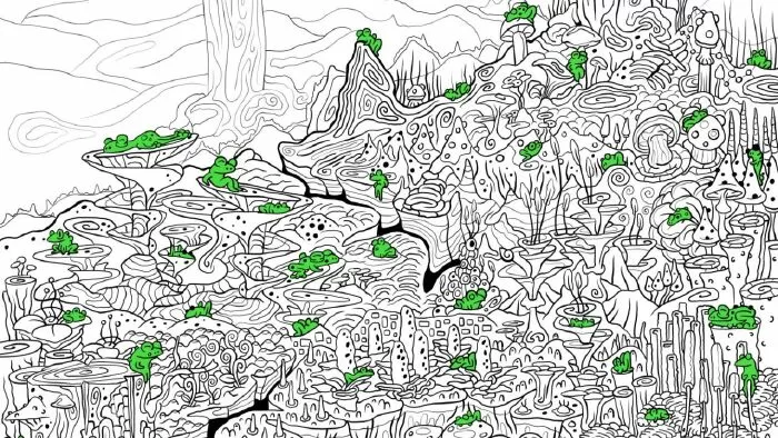 100 Hidden Frogs