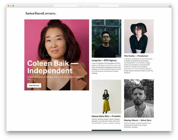 Interface Lovers