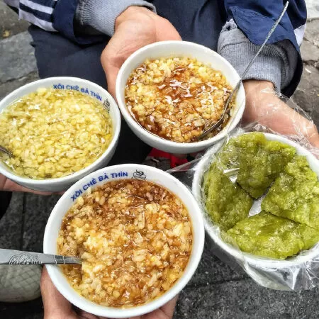 Bánh tàu xôi chè bè Thìn