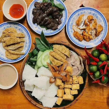 Bún đậu mắm tôm A5